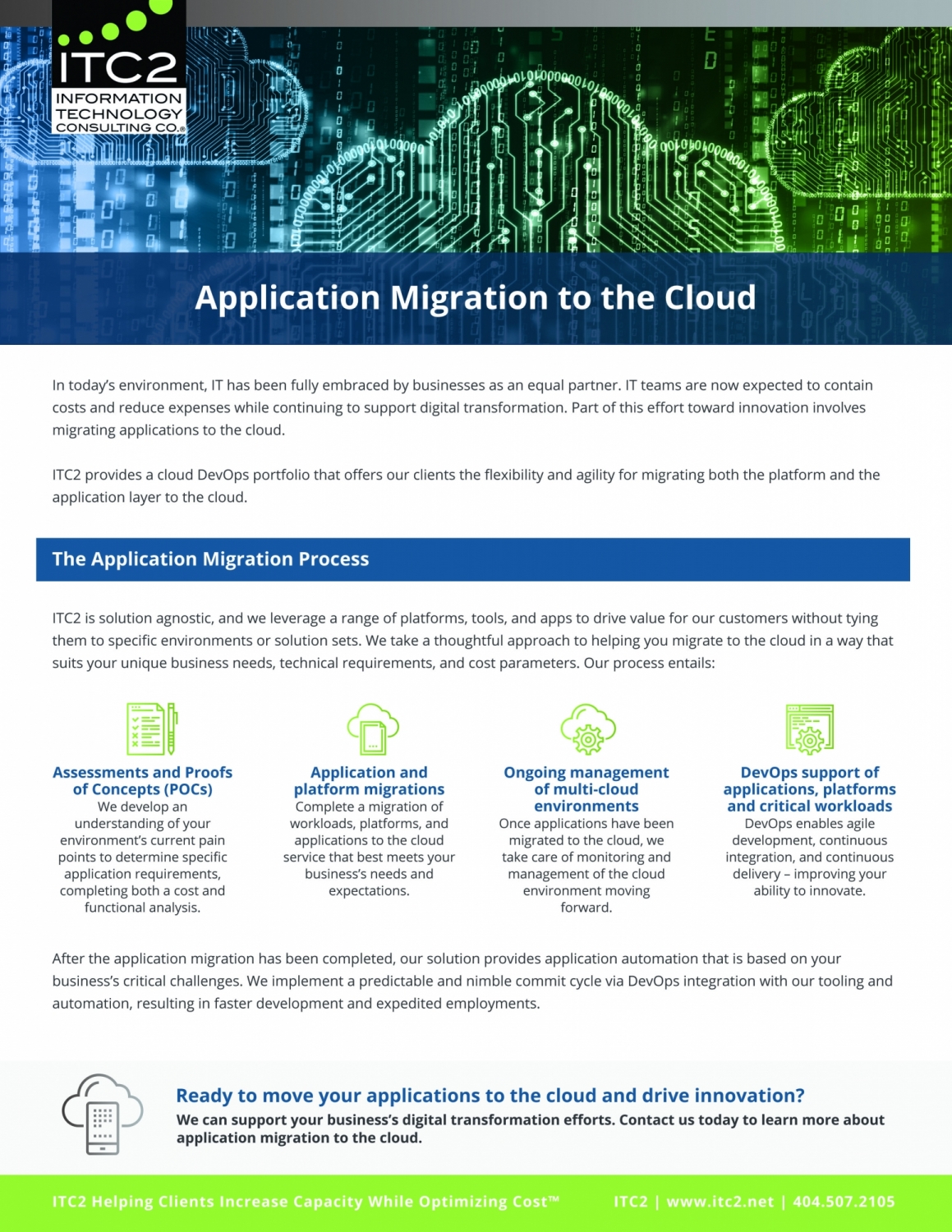 Application Migration to the Cloud whitepaper